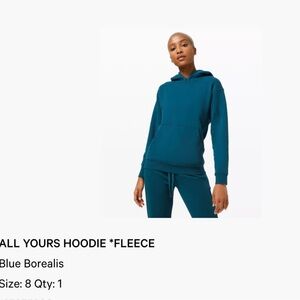 lululemon athletica All Yours Hoodie Fleece - Teal